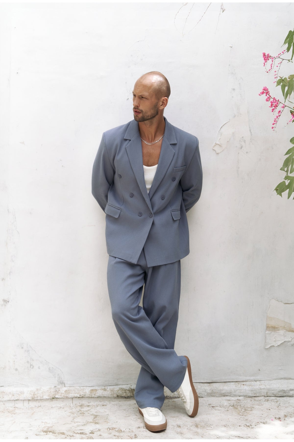 Job Indigo Men Blazer Check