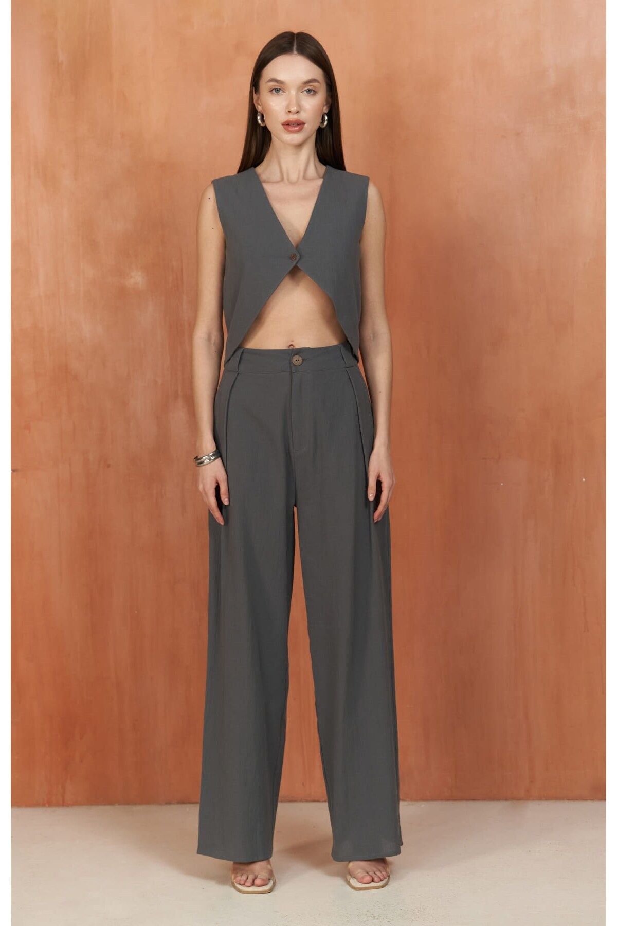 Montana Anthracite Vest Trousers Set