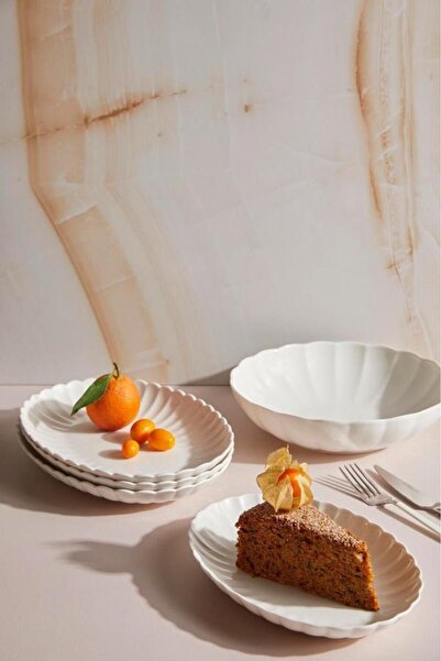 Bone Luz Form 27 Piece Dinner Set for 6 Persons White