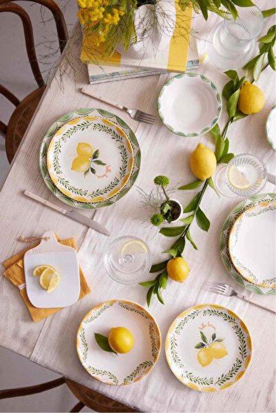 Limoncello 24 Piece Dinner Set for 6 People